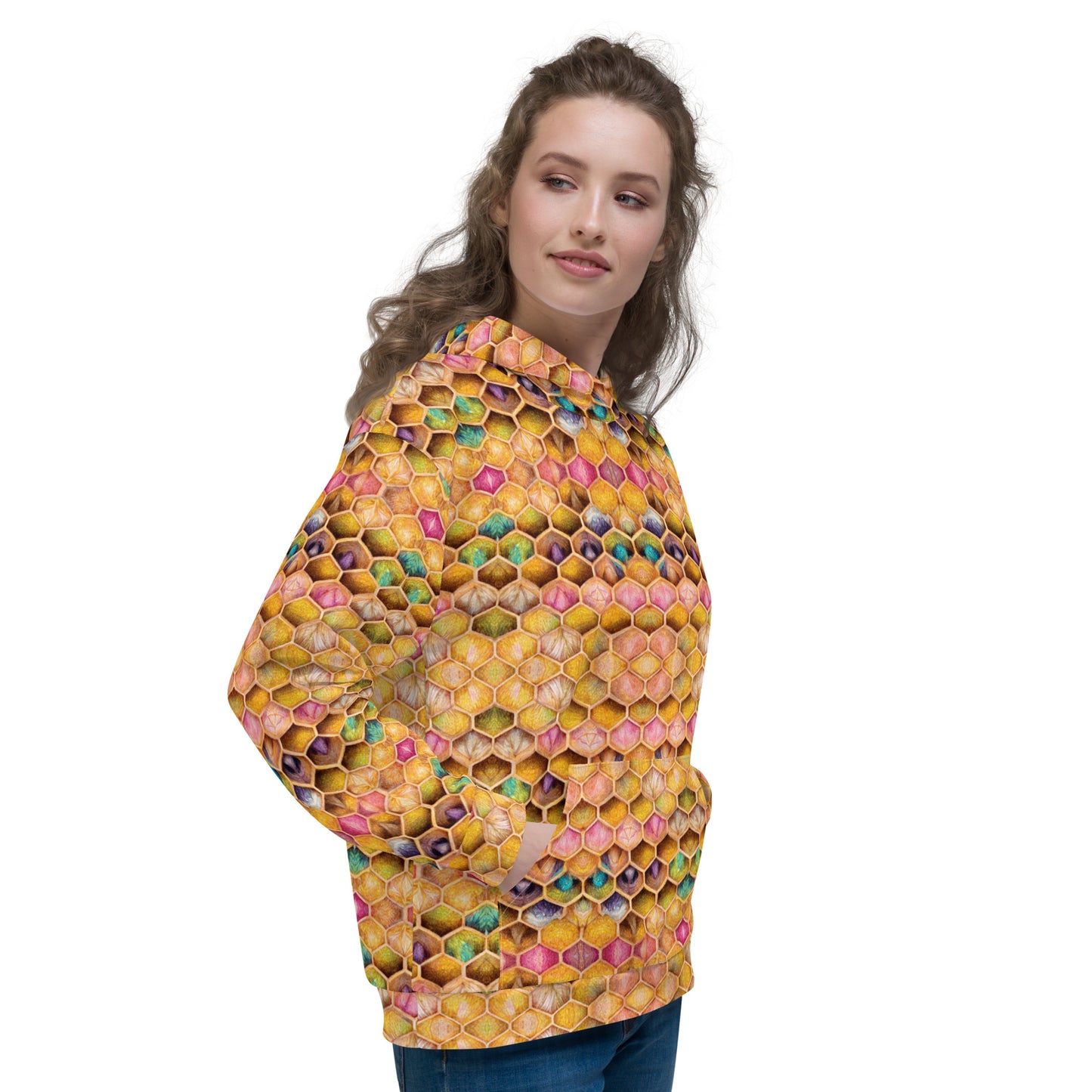 Rainbow Hive Radiance Women’s Hoodie