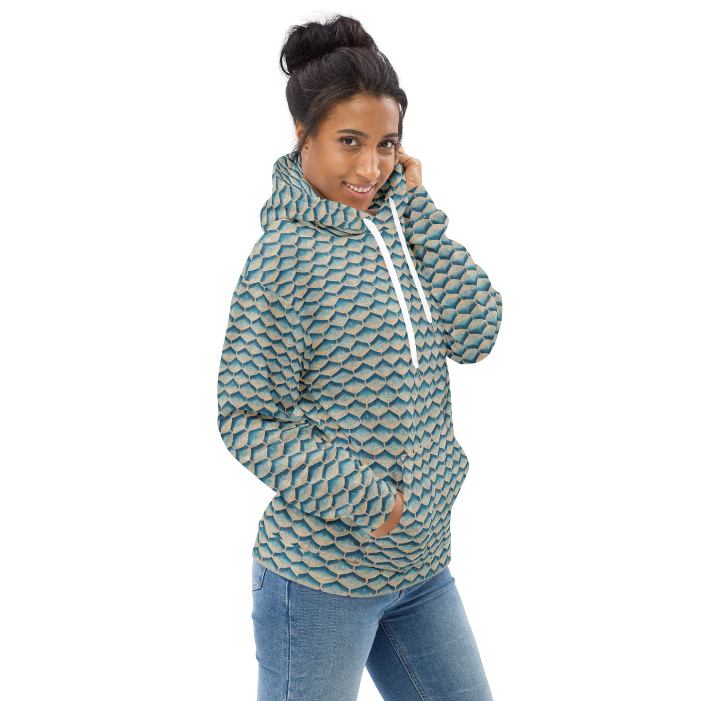 Seafoam Scales Women’s Hoodie