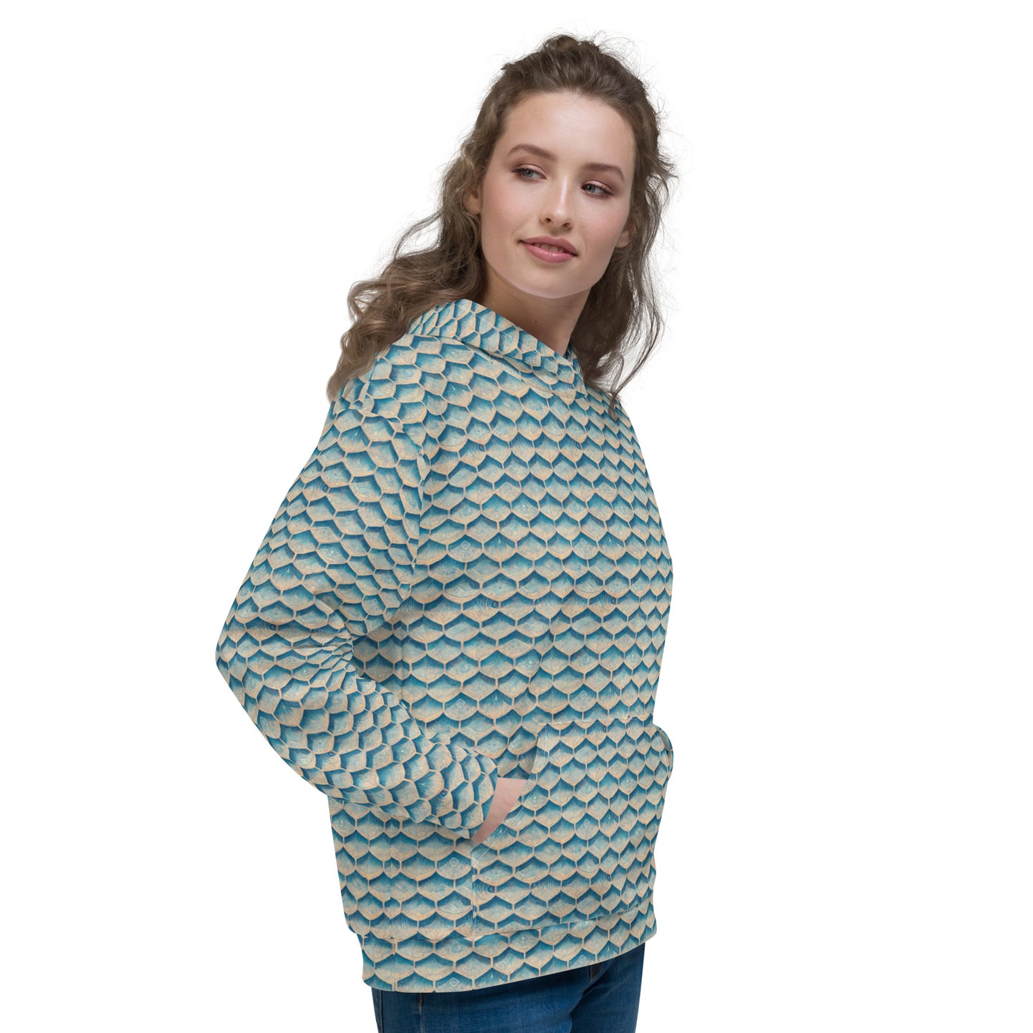 Seafoam Scales Women’s Hoodie