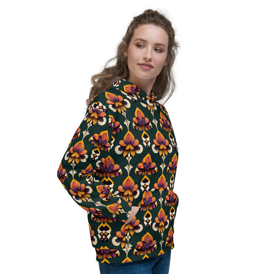 Taza’s Radiant Petals Women’s Hoodie