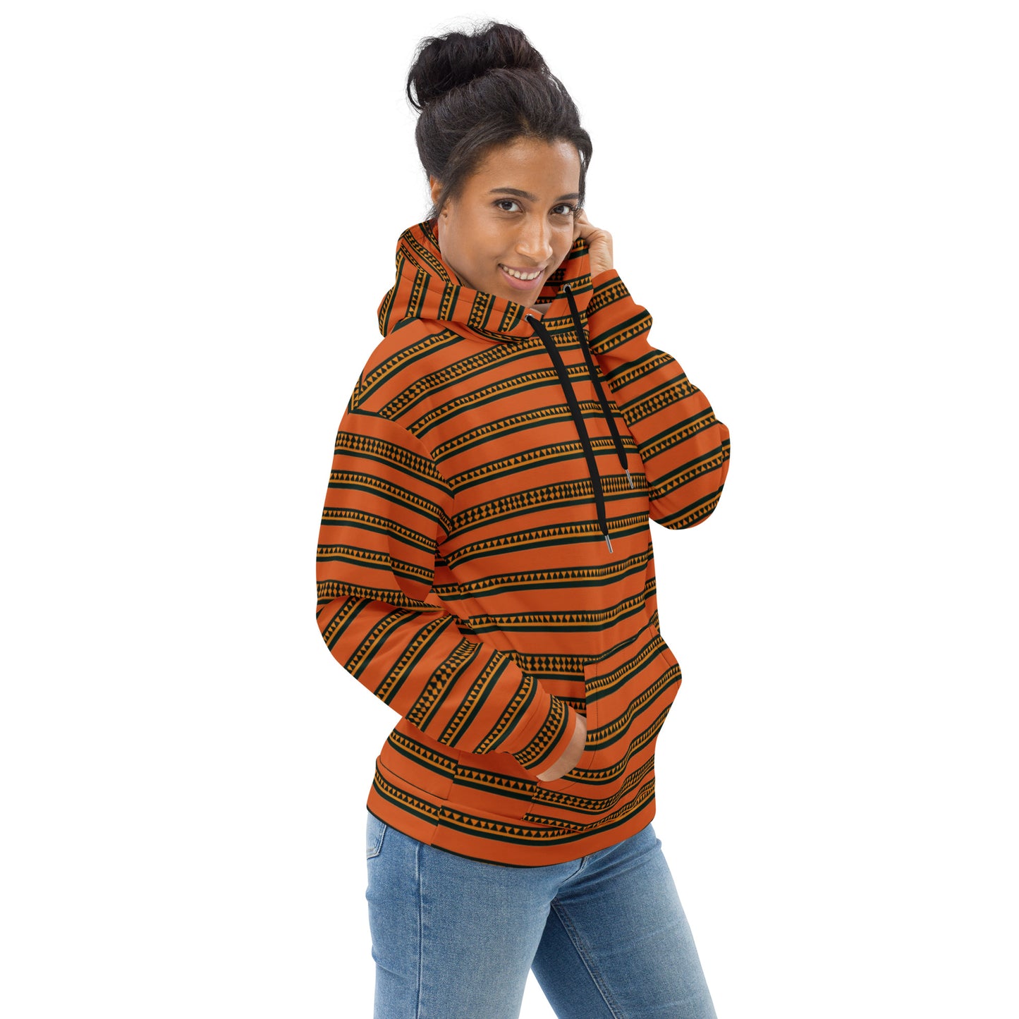 Timbuktu Tangerine Tapestry Women’s Hoodie