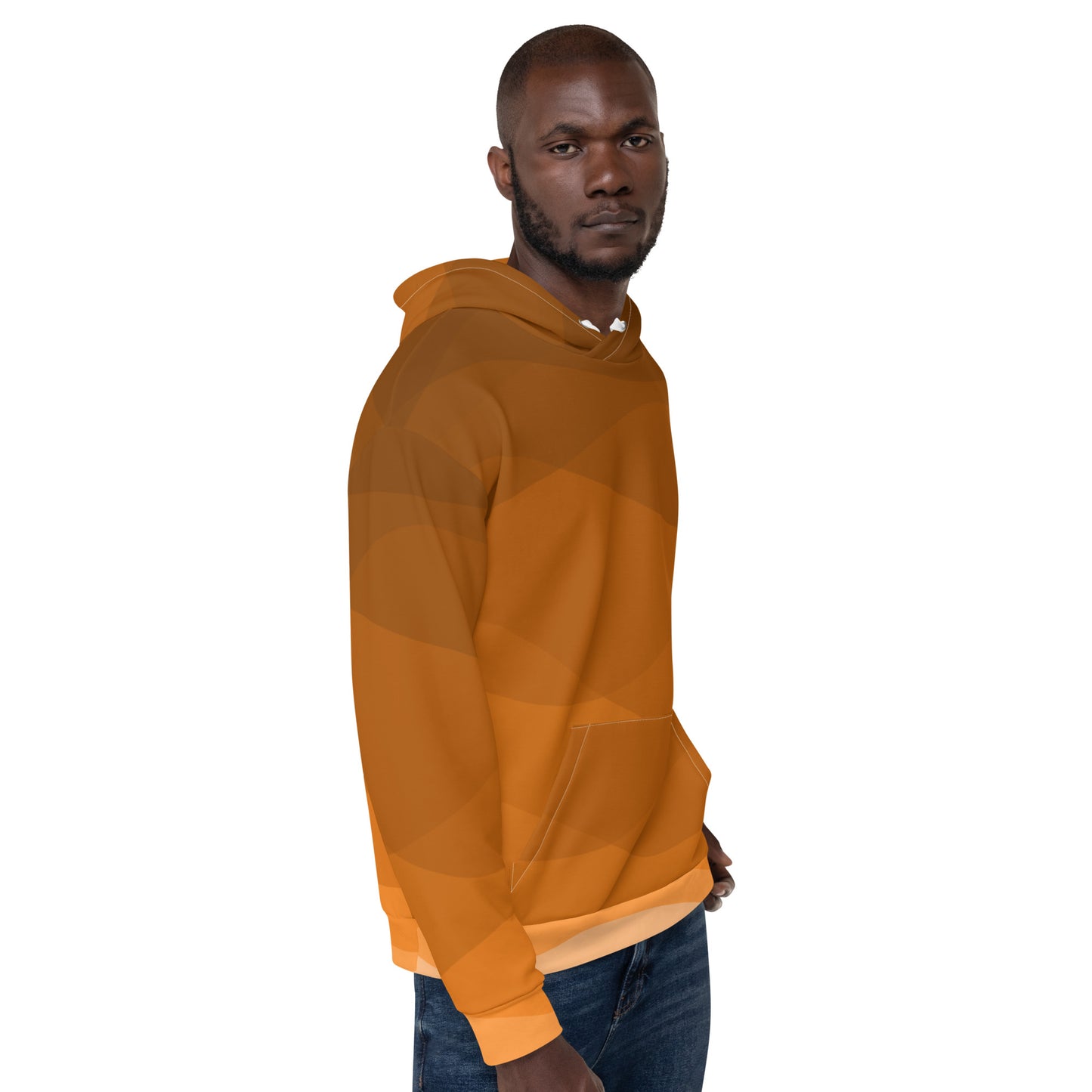 Tangerine Whirlpool Men’s Hoodie