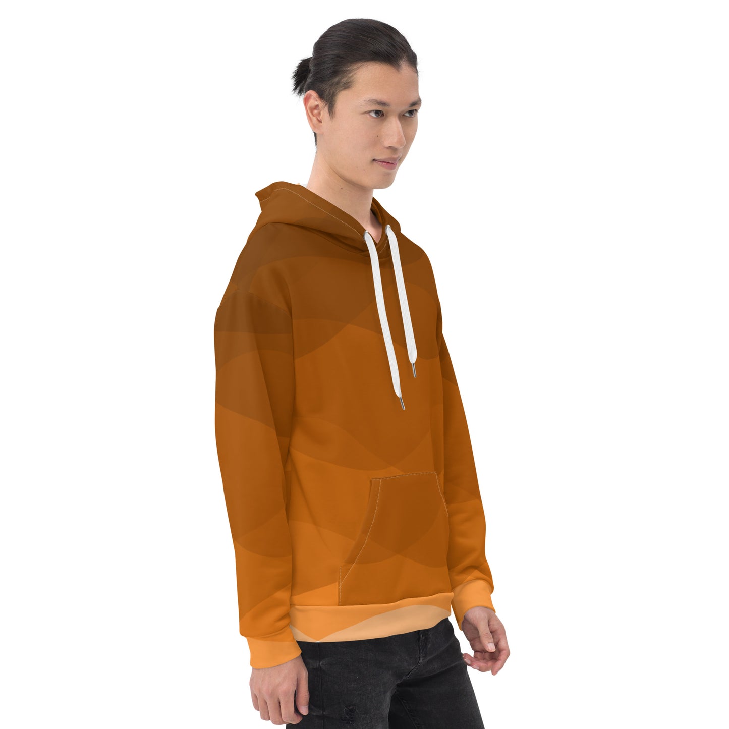 Tangerine Whirlpool Men’s Hoodie