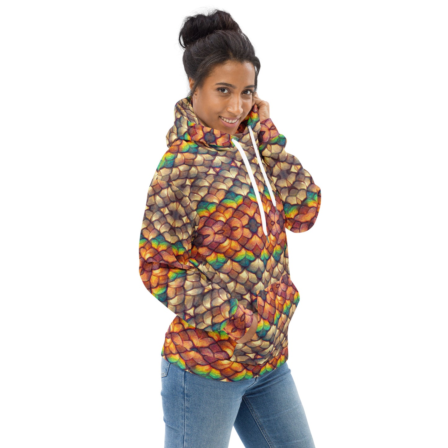 Cloeyra, the Radiant Aether Dragon Women’s Hoodie