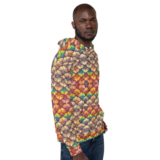 Cloeyra, the Radiant Aether Dragon Men’s Hoodie