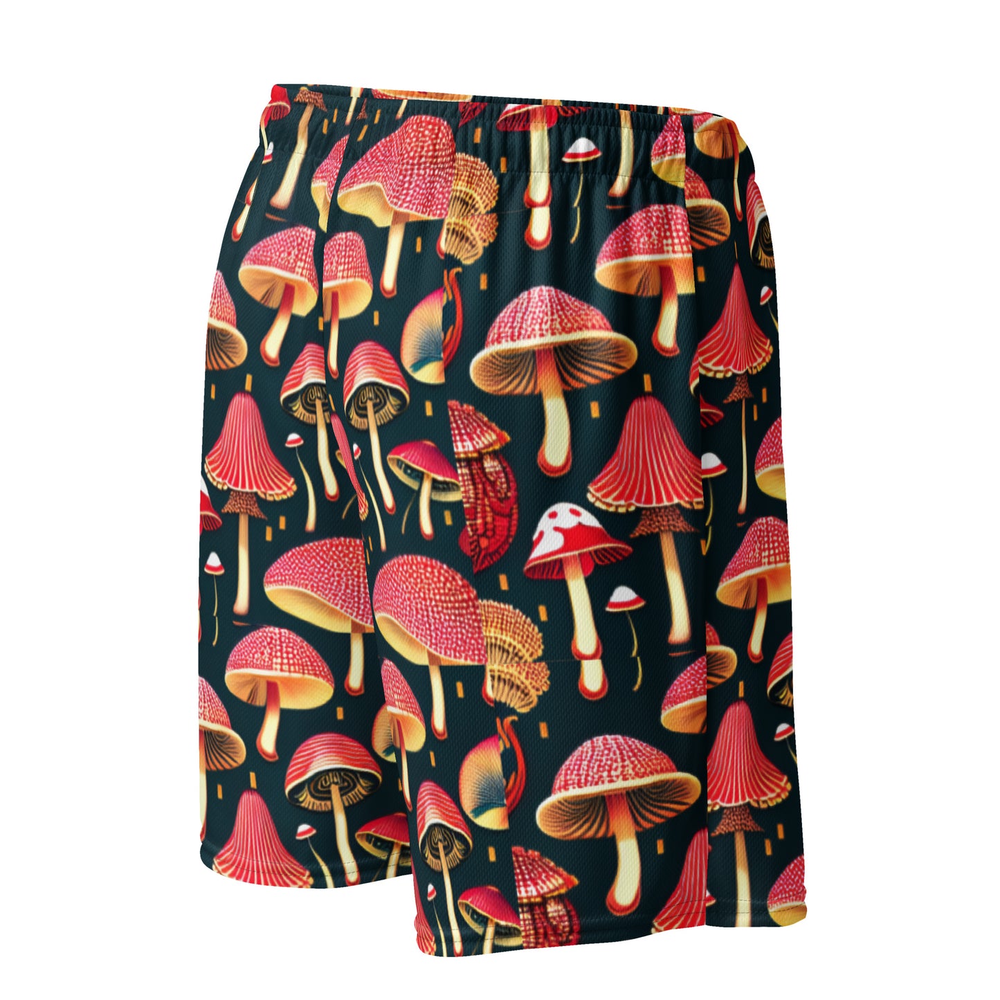 Whimsical Mushrooms Men’s mesh shorts