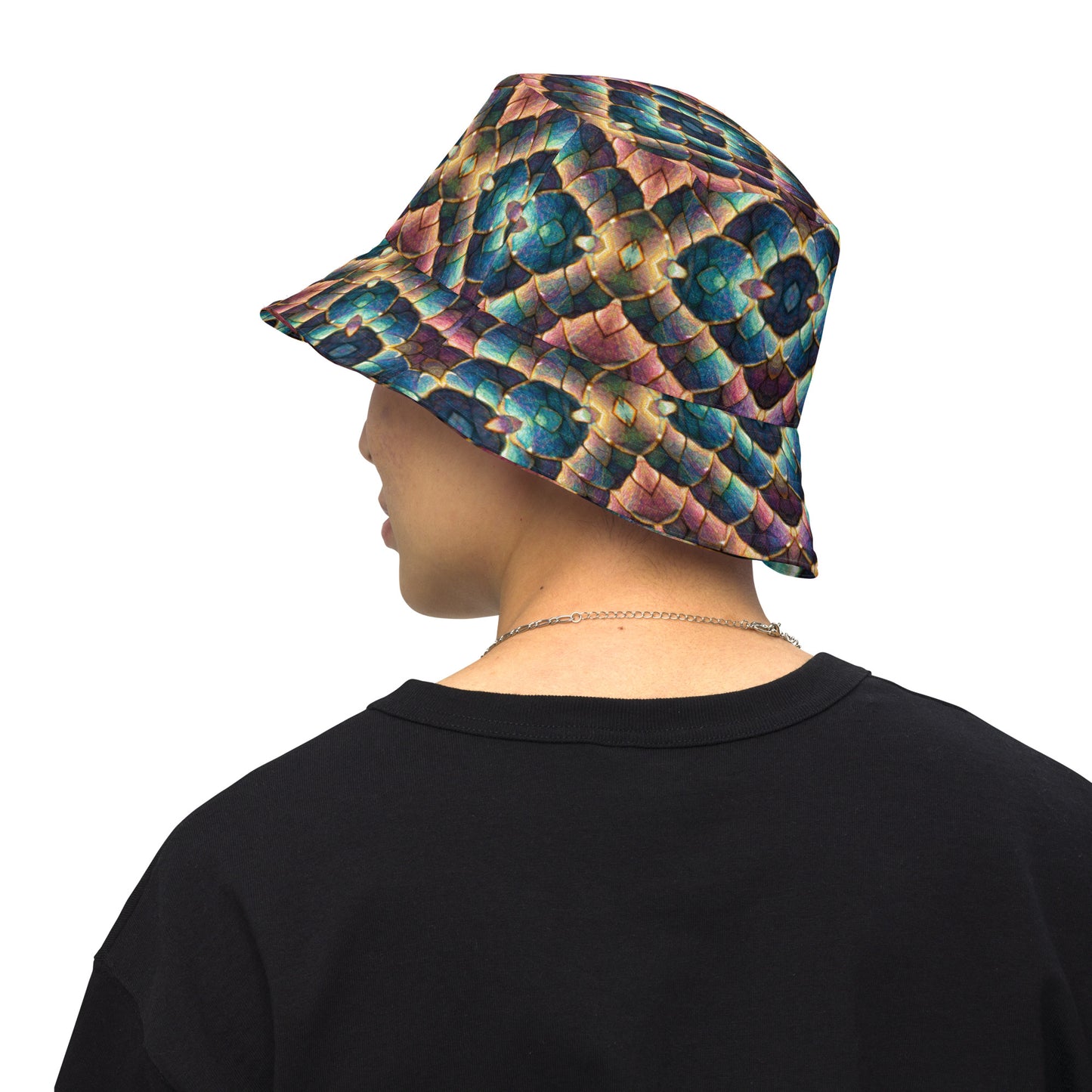 Joannesong, the Prismatic Wilderness Muse Reversible bucket hat