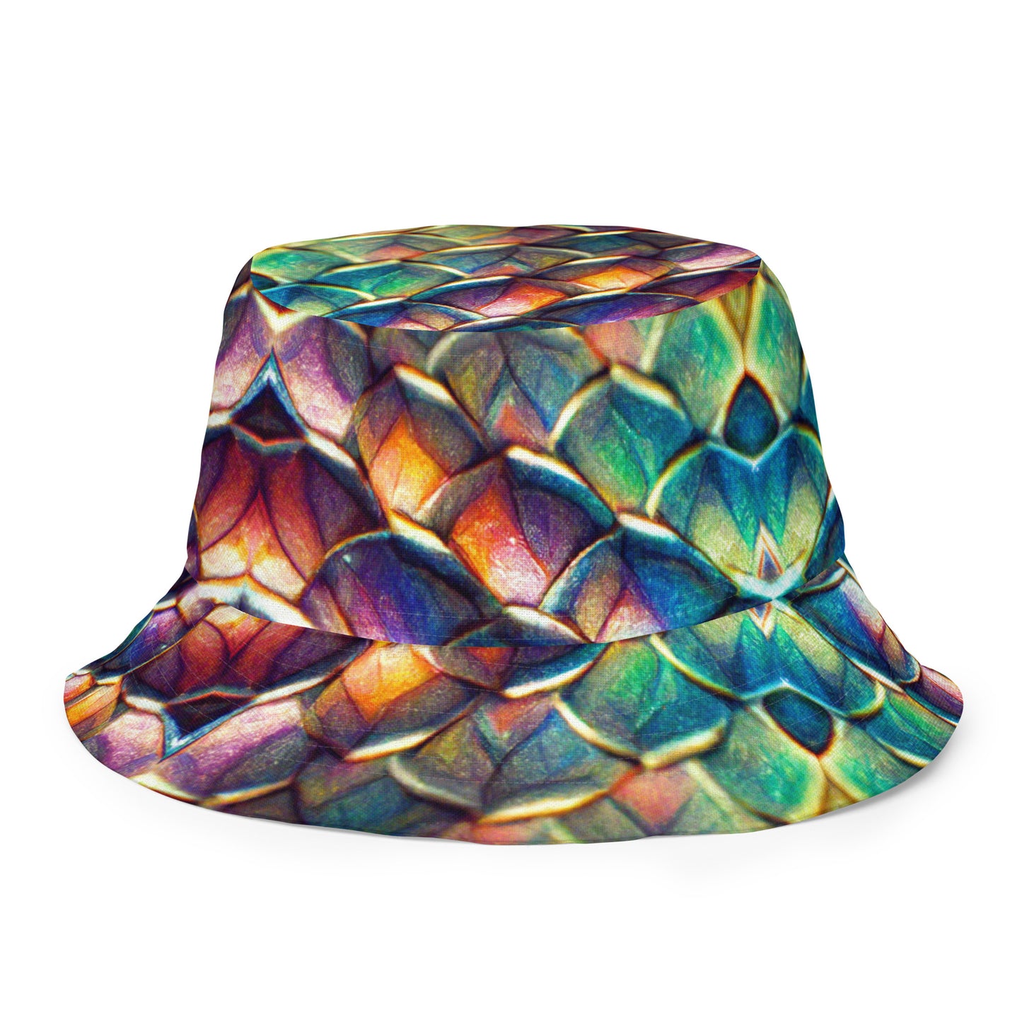 Margonithia, the Glittering Rainbow Sovereign Reversible bucket hat