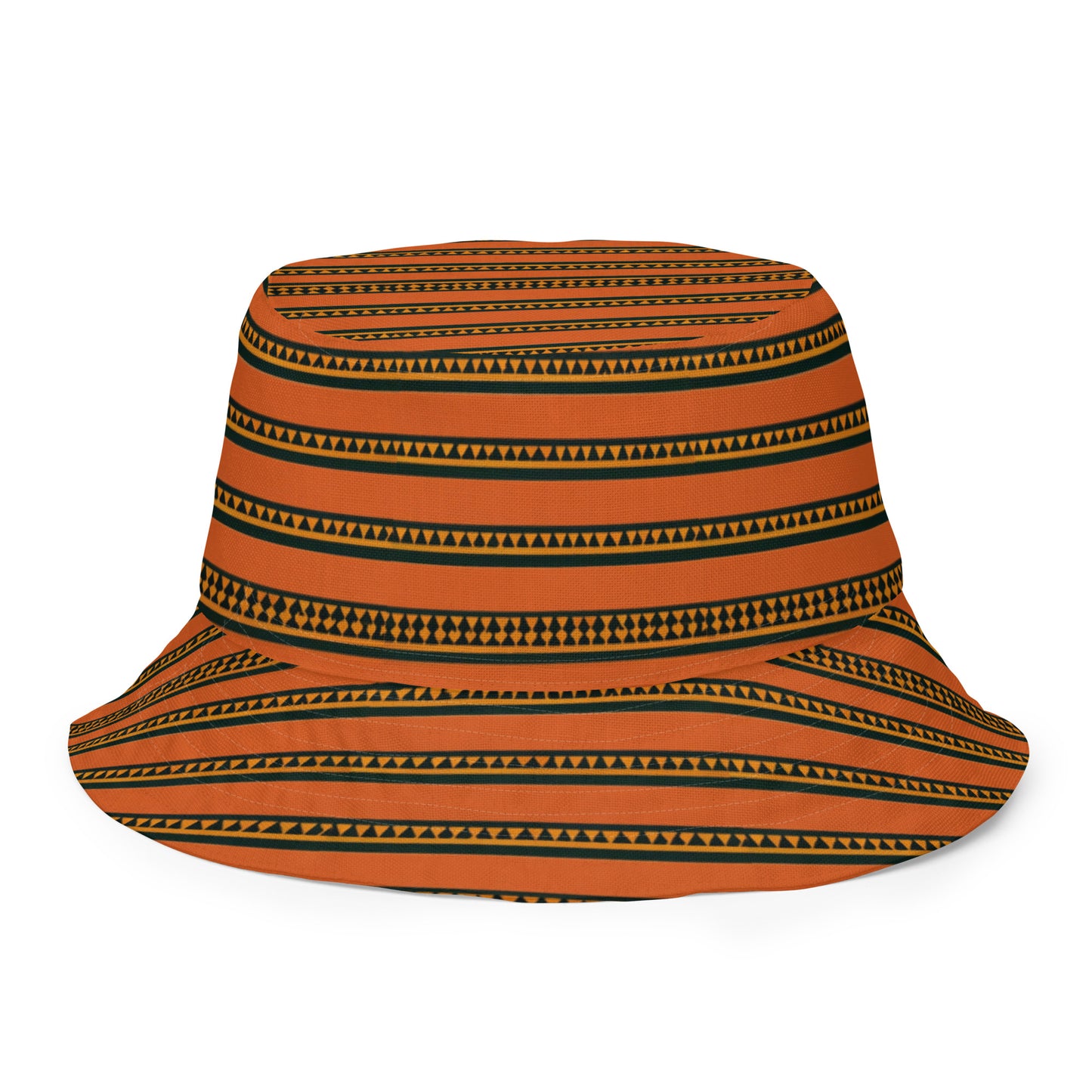 Timbuktu Tangerine Tapestry Reversible bucket hat