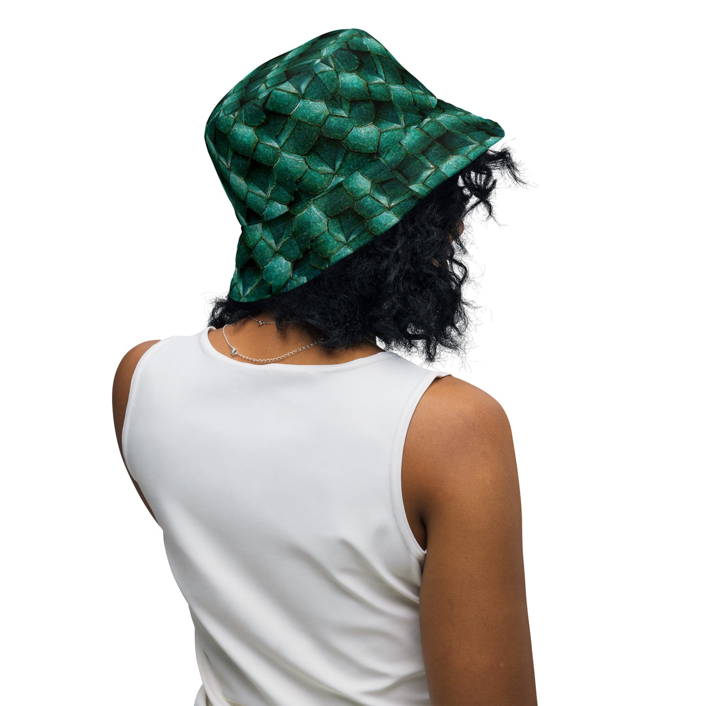 Emeralda the Great Forest Dragon Emeralda the Great Forest Dragon Reversible bucket hat