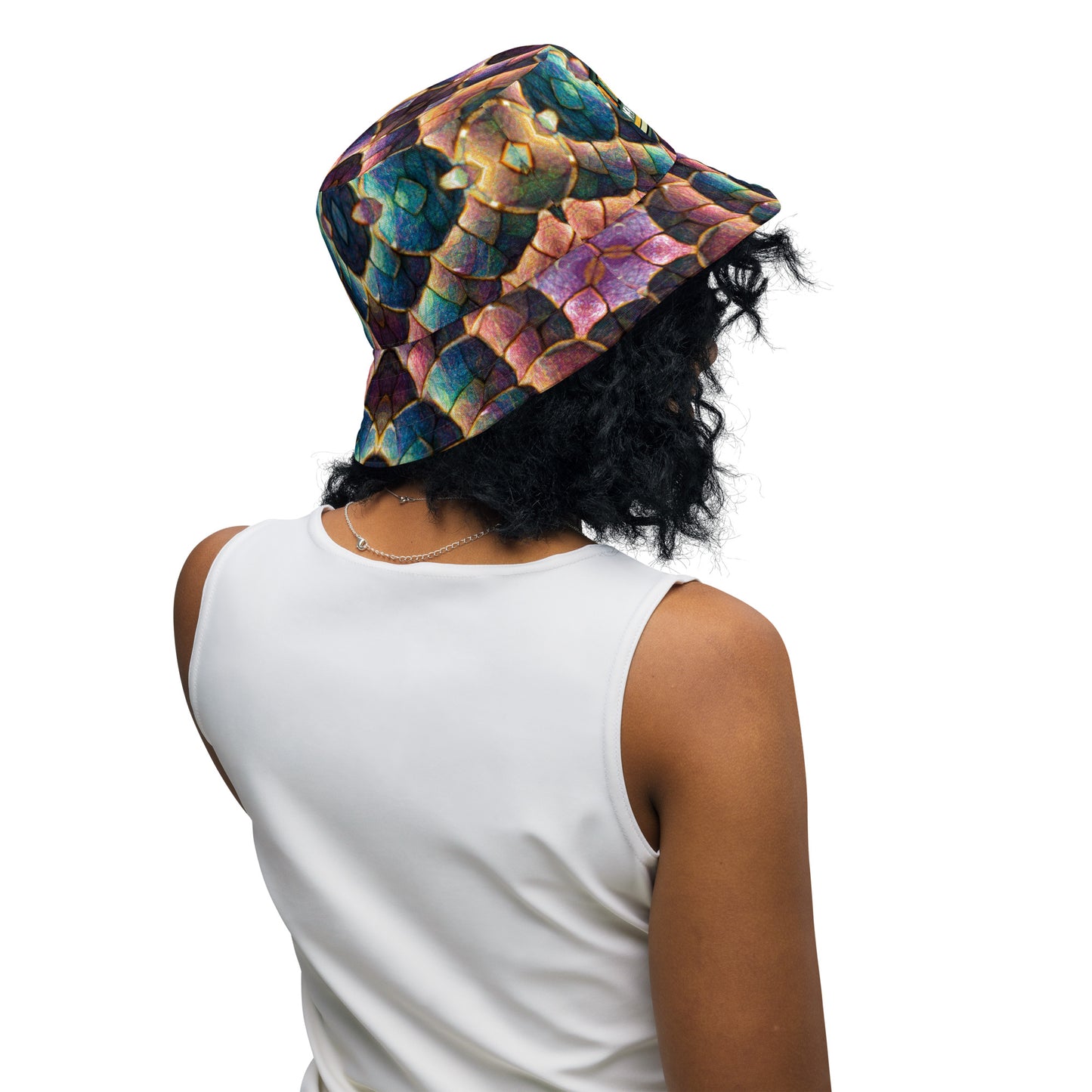 Joannesong, the Prismatic Wilderness Muse Reversible bucket hat