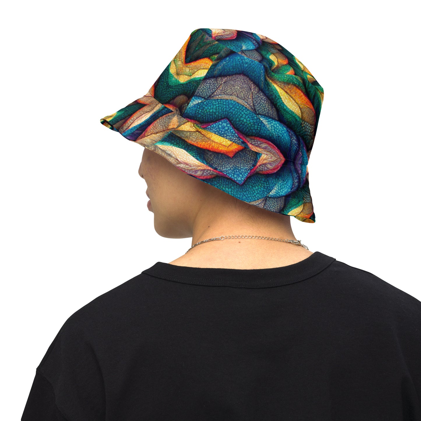 Maderaestro, the Melodic Maestro Dragon Reversible bucket hat