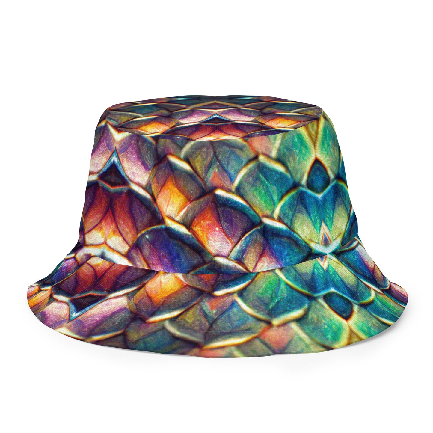 Margonithia, the Glittering Rainbow Sovereign Reversible bucket hat