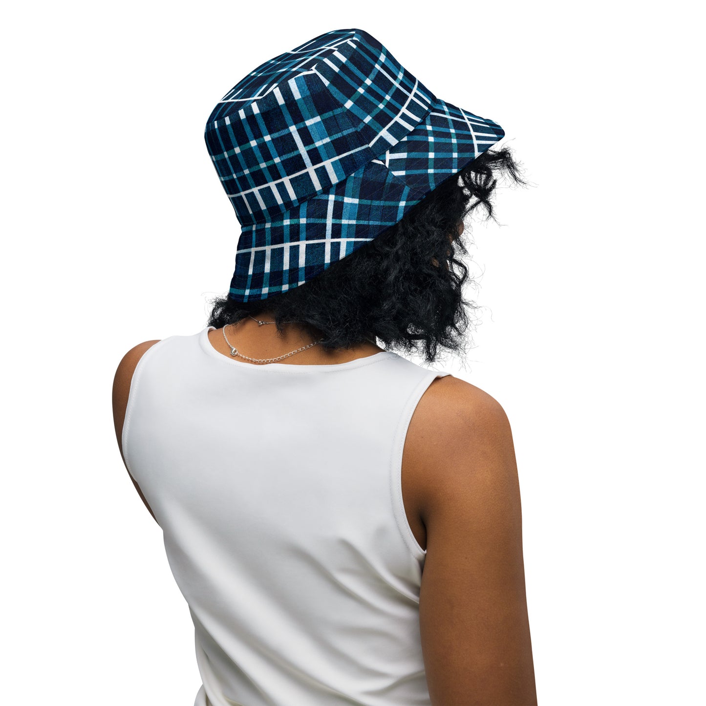 Royal Blue Scottish Heritage Reversible bucket hat