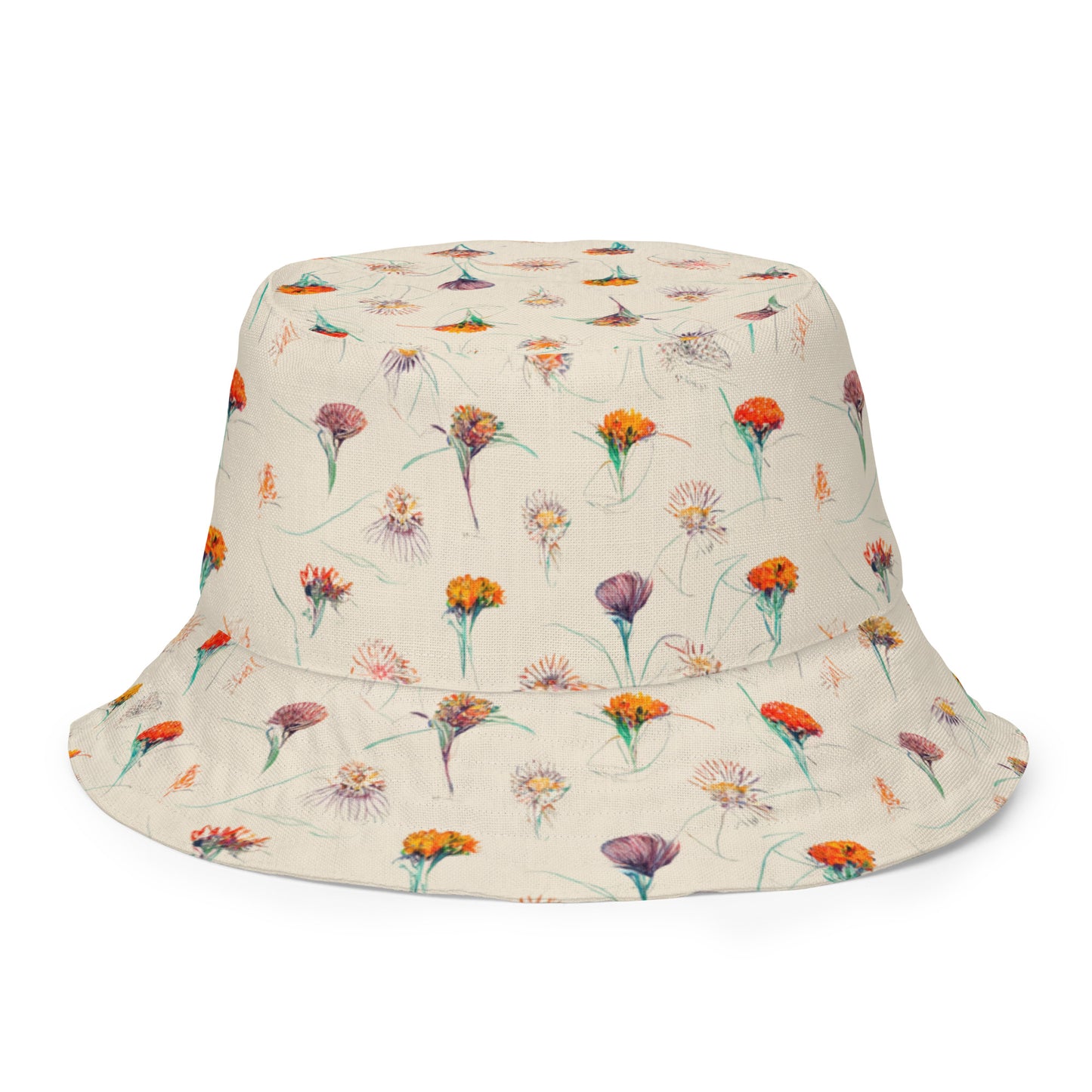 Sketches in Bloom Reversible bucket hat
