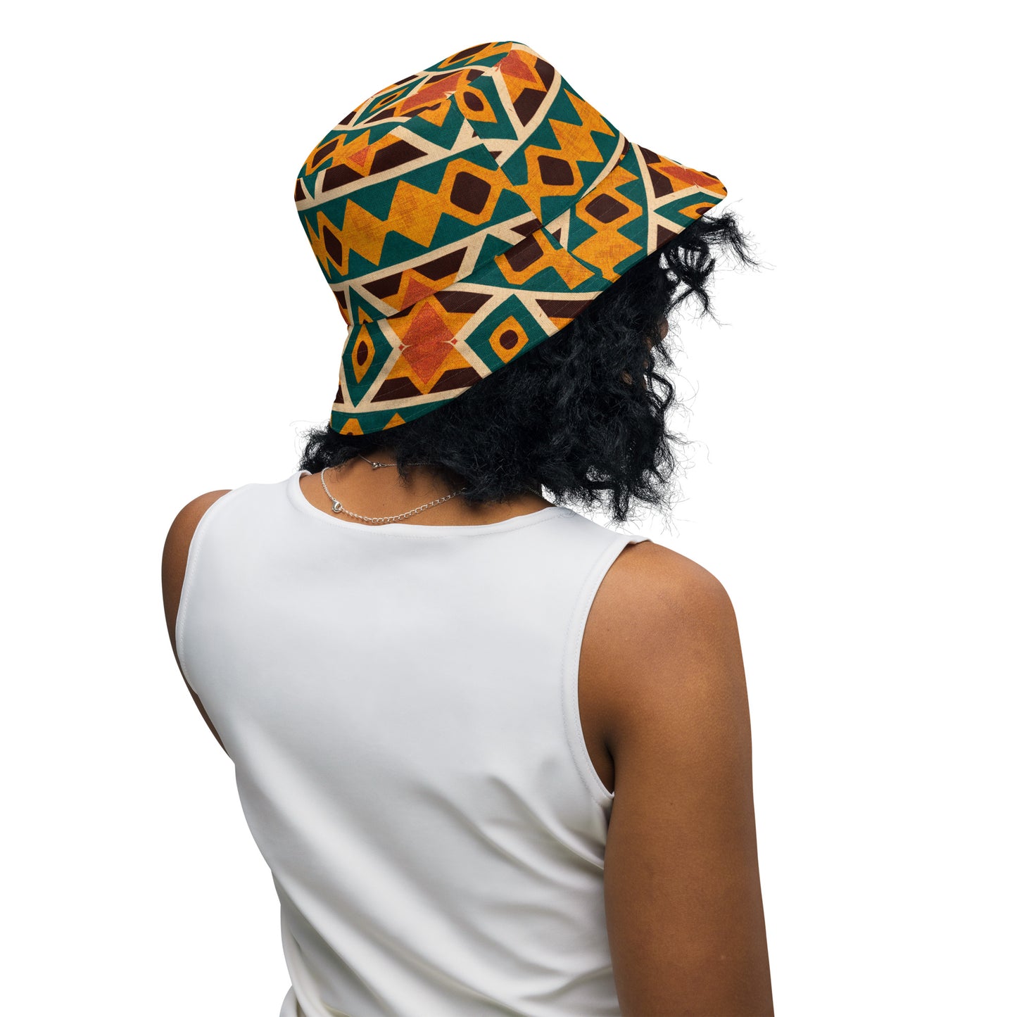 Tropical Diamond Tango Reversible bucket hat