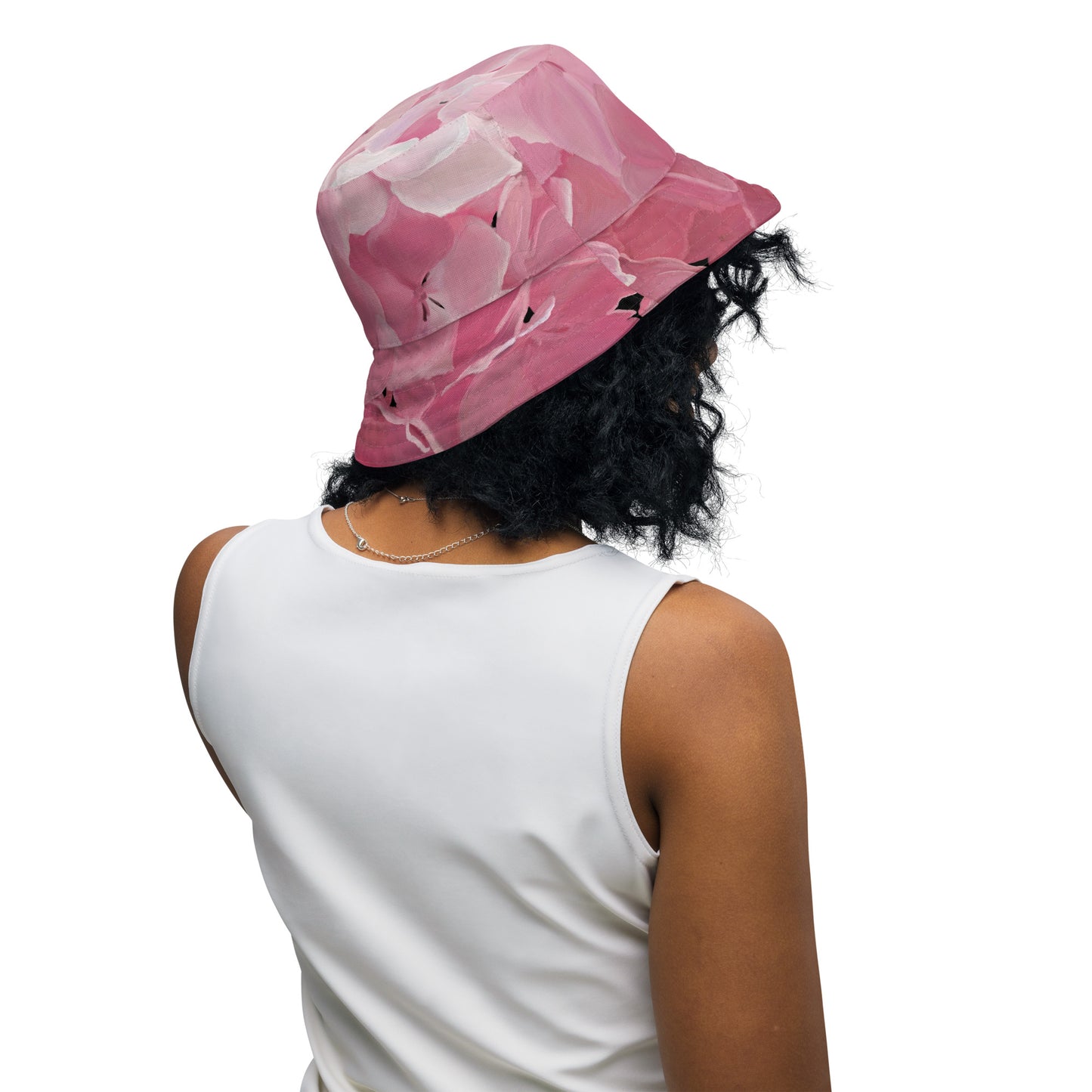 Carol’s Hydrangea Reversible bucket hat