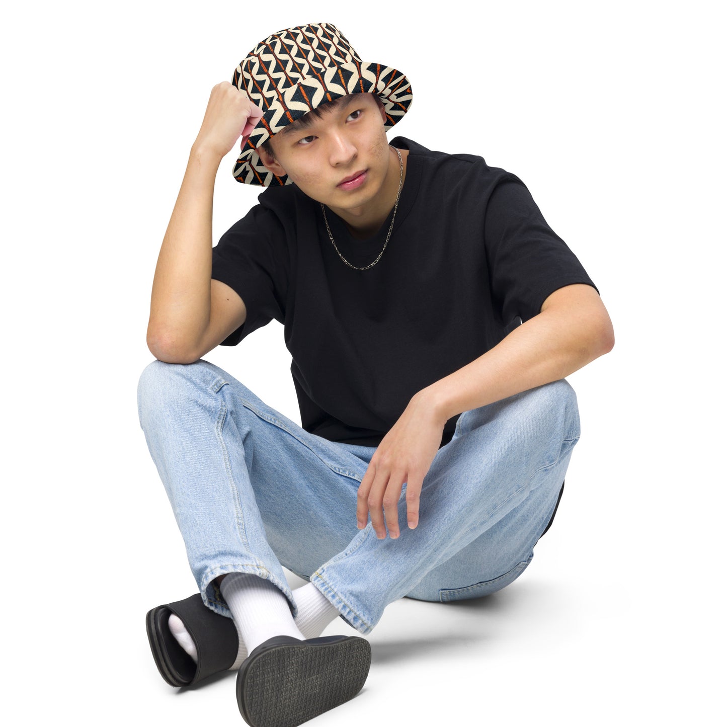 Tribal Tones In Harmony Reversible bucket hat