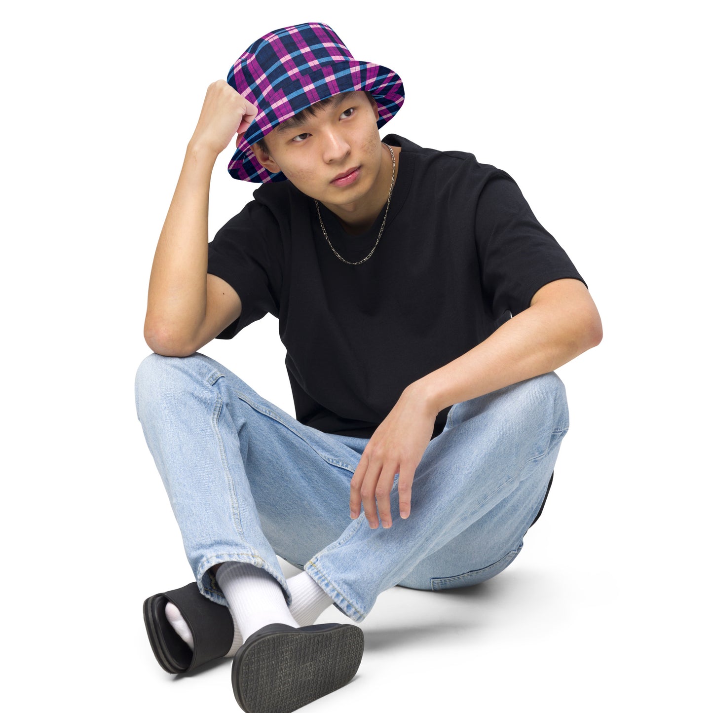 Royal Highlander Plaid Reversible bucket hat