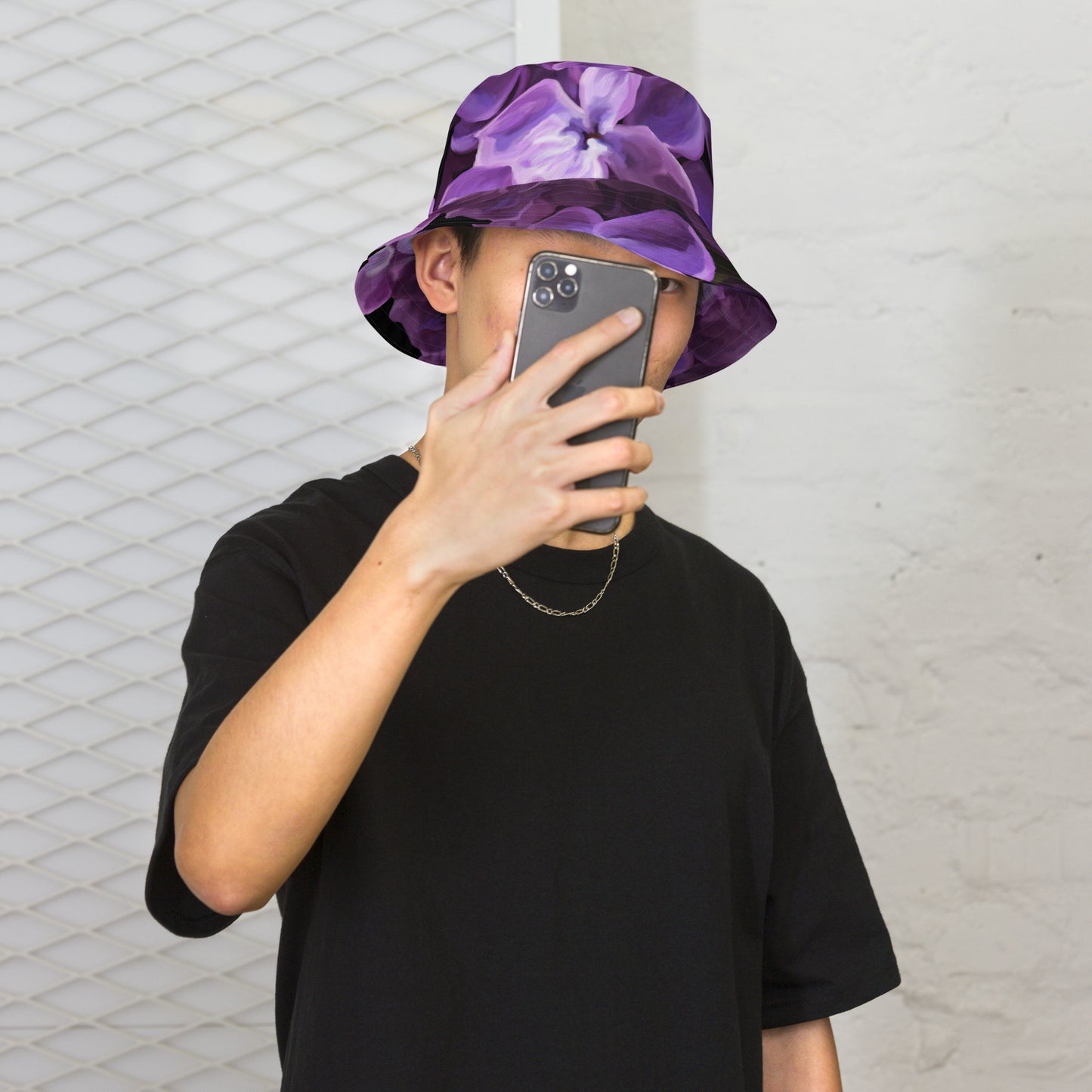 Jimmy’s Lilac Reversible bucket hat