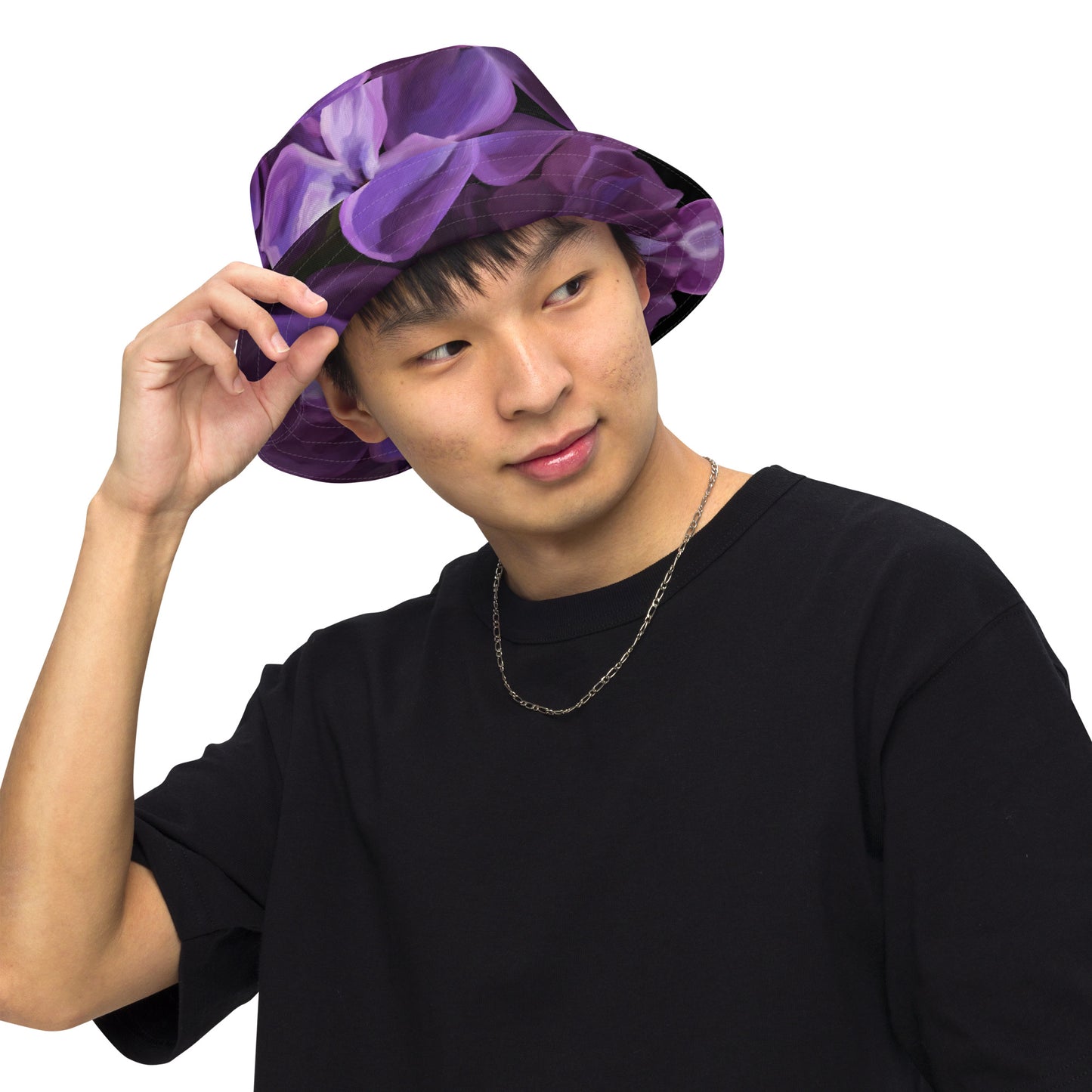 Jimmy’s Lilac Reversible bucket hat