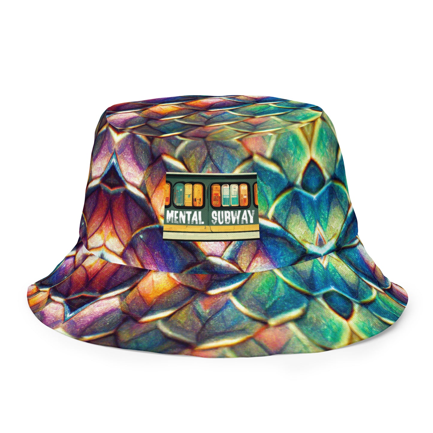 Margonithia, the Glittering Rainbow Sovereign Reversible bucket hat