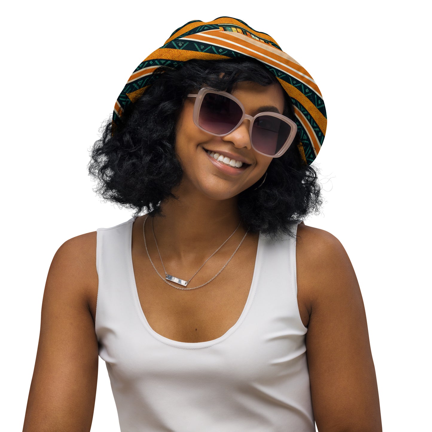 Serengeti Symphony Reversible bucket hat