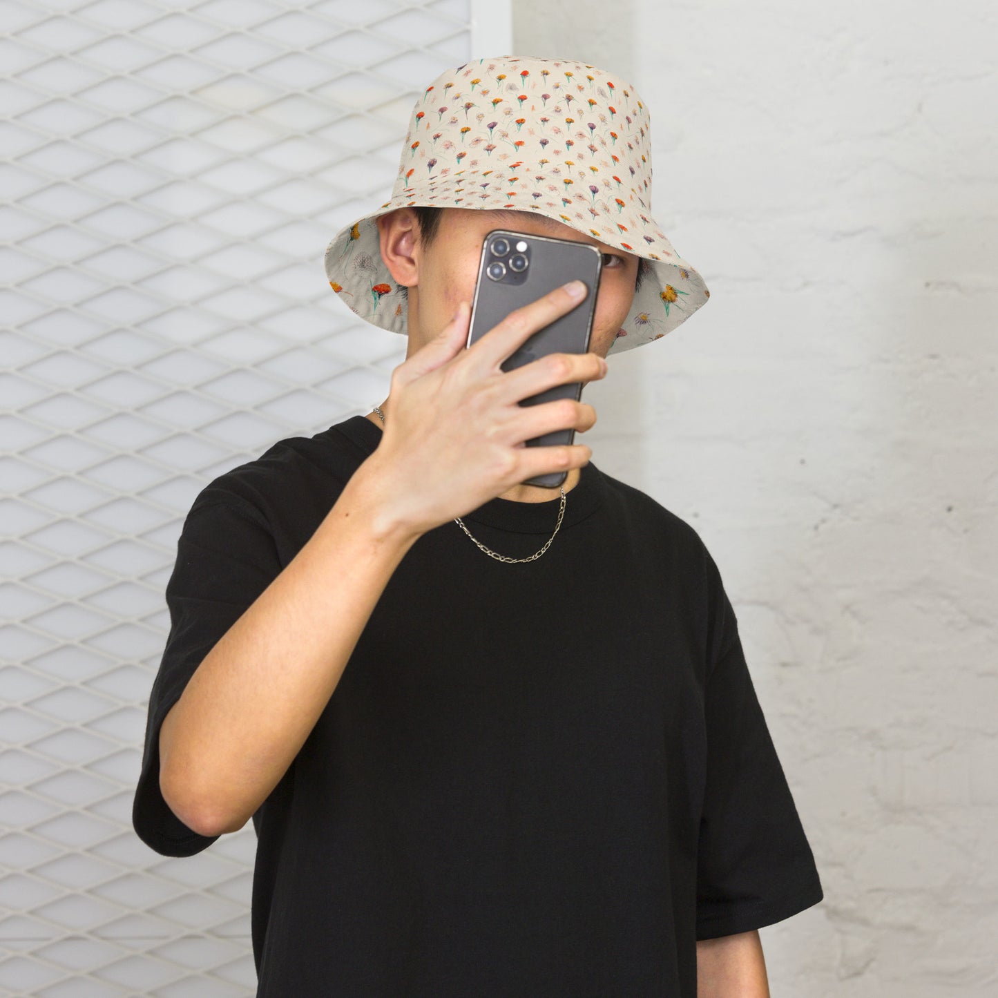 Sketches in Bloom Reversible bucket hat