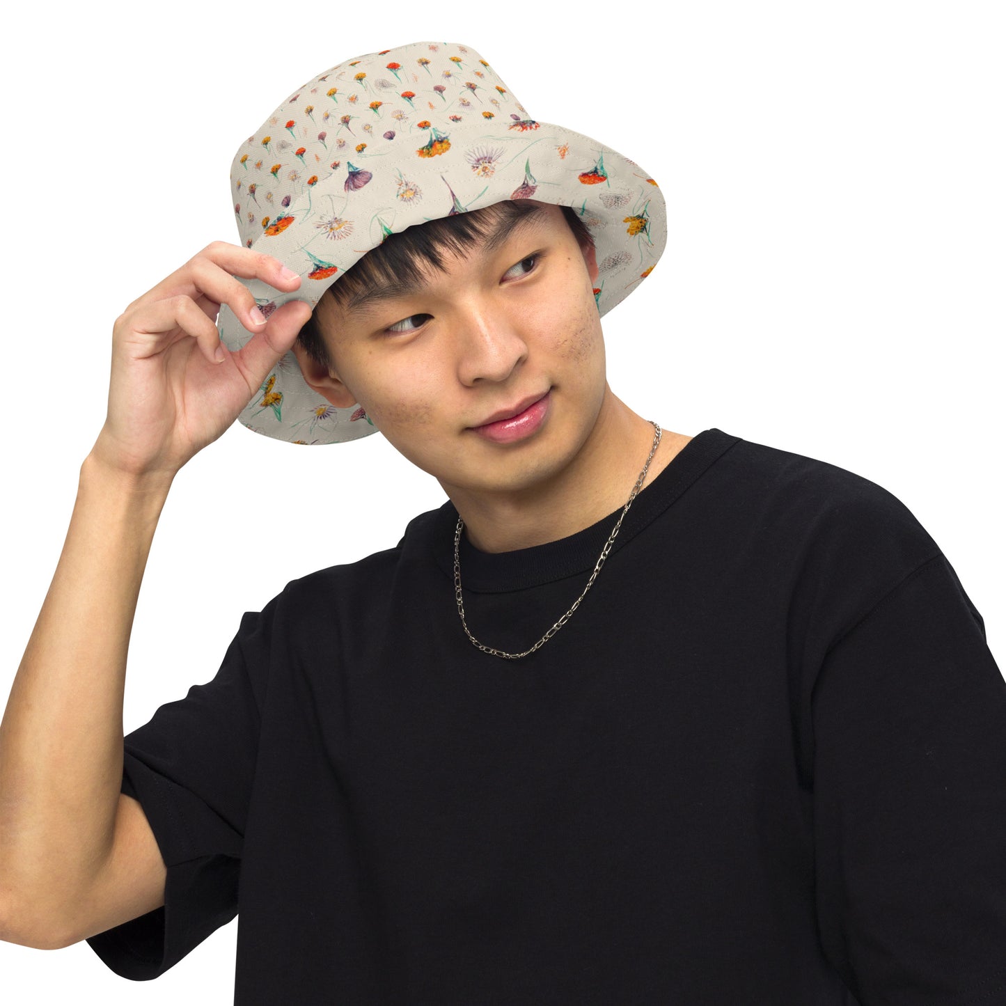 Sketches in Bloom Reversible bucket hat