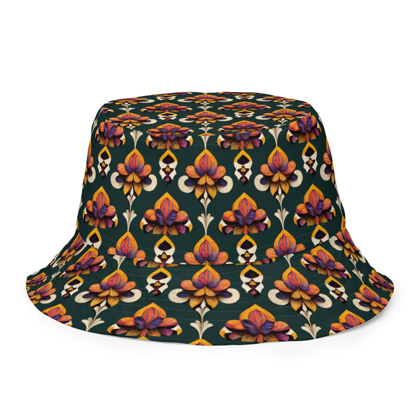 Taza’s Radiant Petals Reversible bucket hat