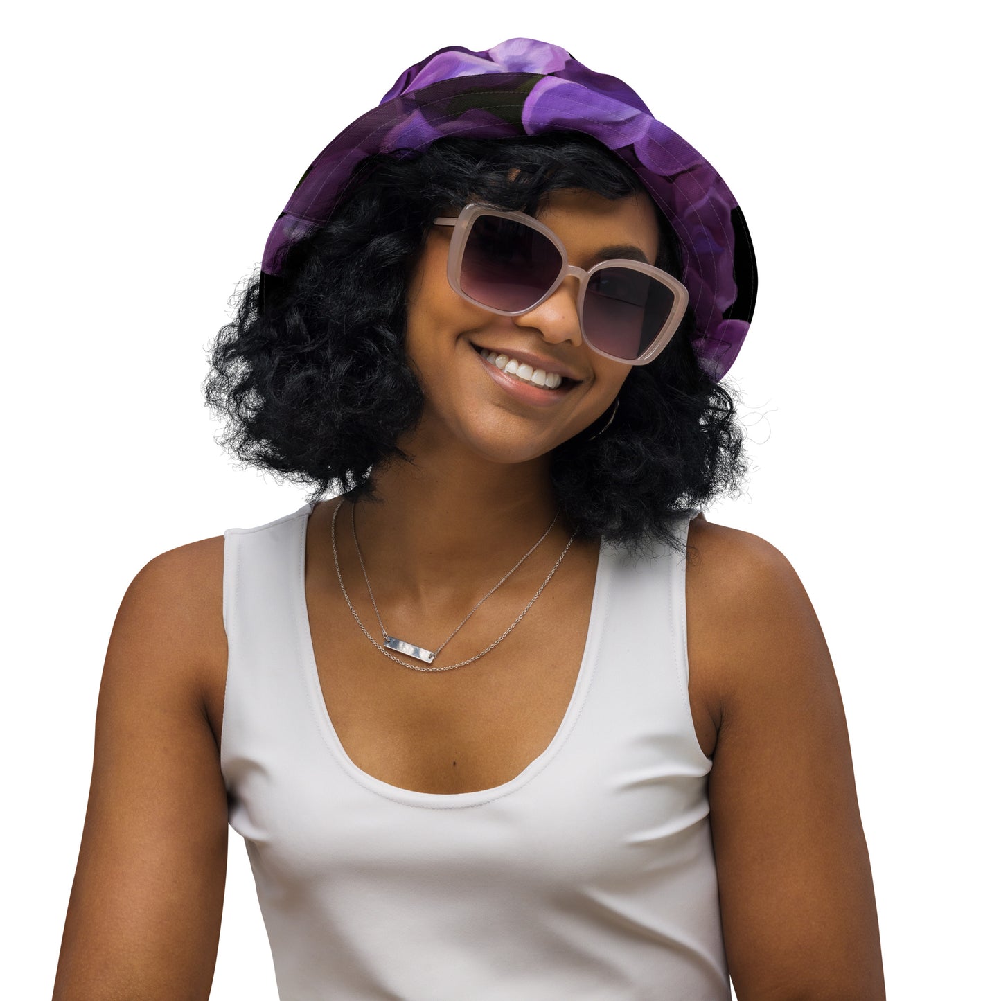 Jimmy’s Lilac Reversible bucket hat