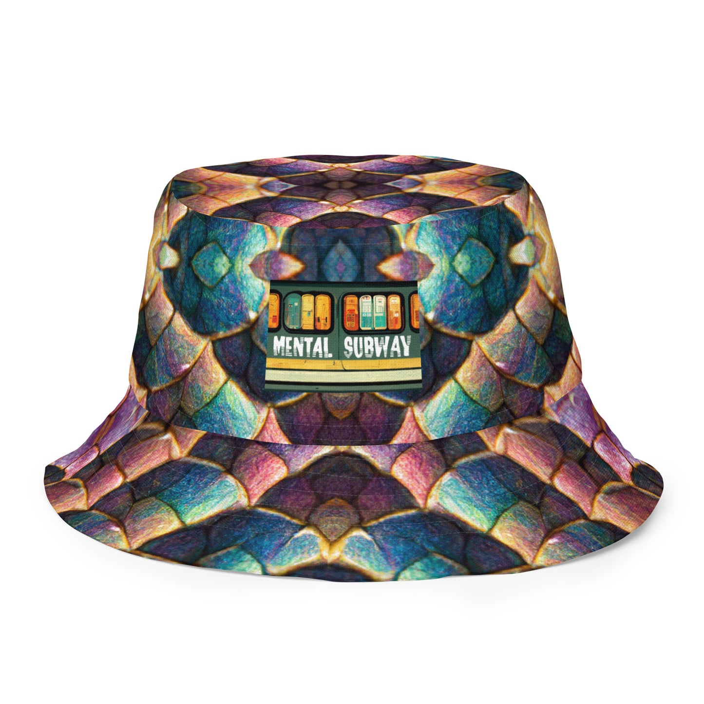 Joannesong, the Prismatic Wilderness Muse Reversible bucket hat