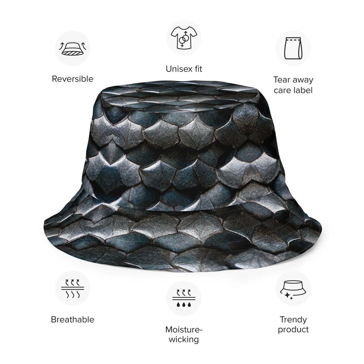 Josephus, the Ironclad Guardian Reversible bucket hat