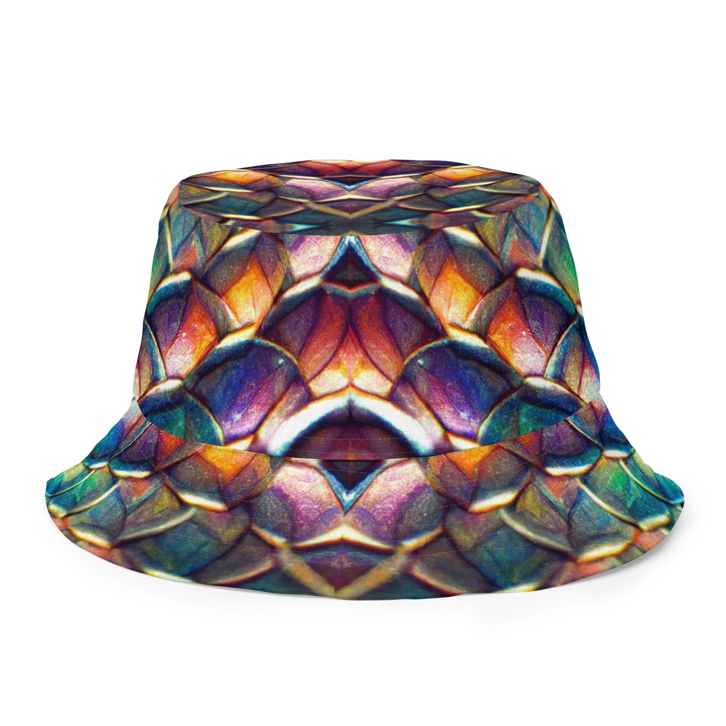 Margonithia, the Glittering Rainbow Sovereign Reversible bucket hat