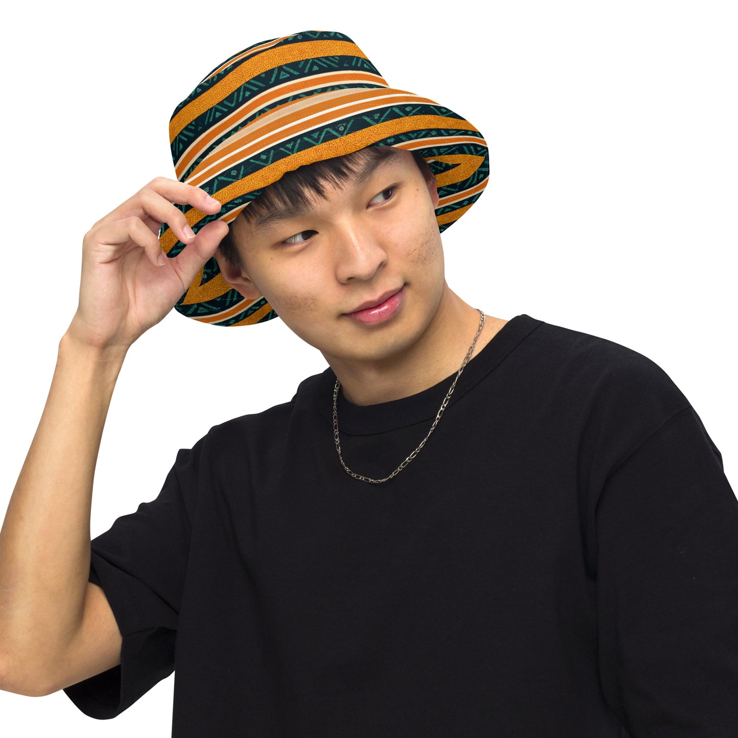 Serengeti Symphony Reversible bucket hat