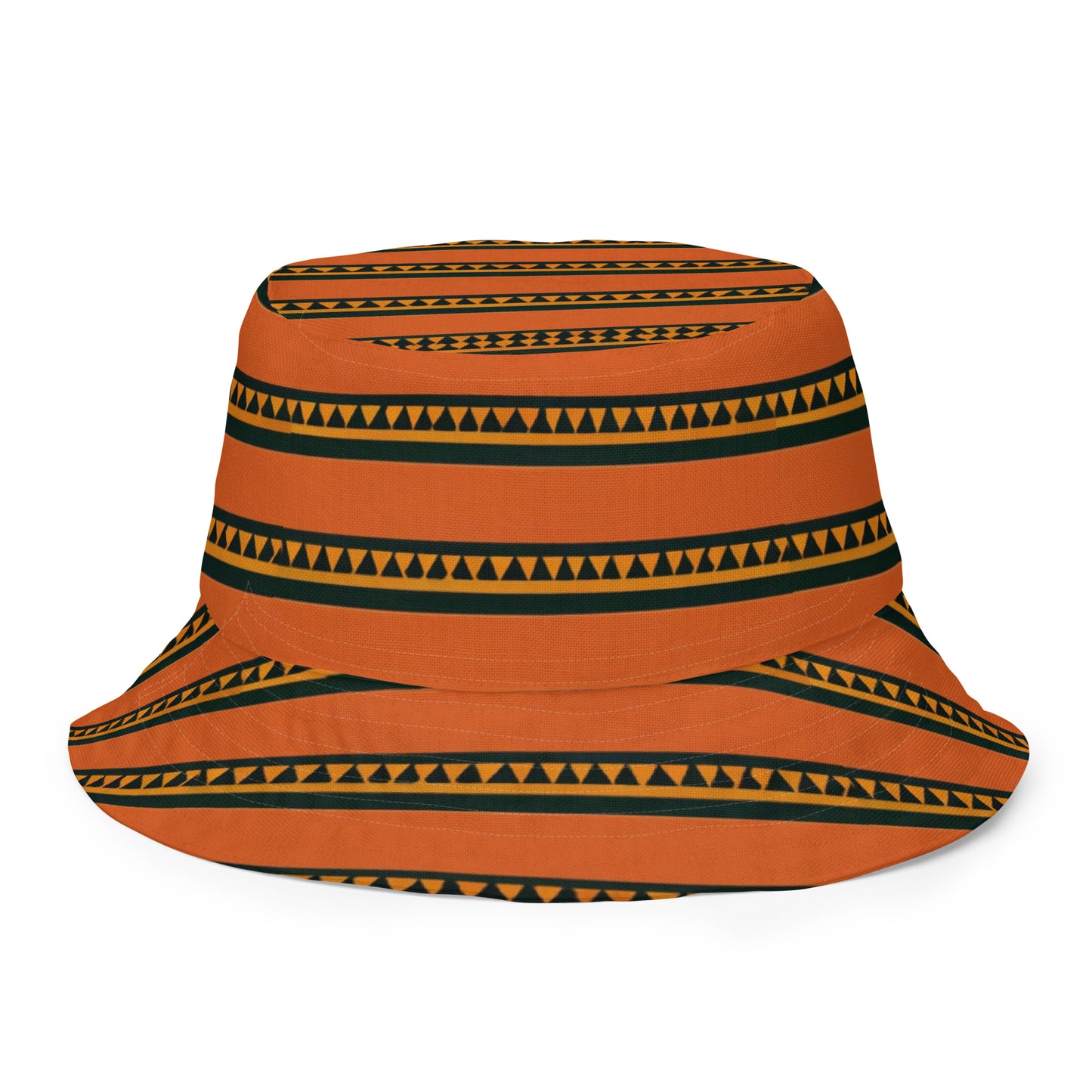 Timbuktu Tangerine Tapestry Reversible bucket hat