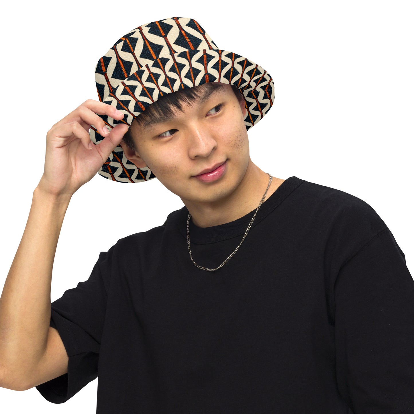 Tribal Tones In Harmony Reversible bucket hat