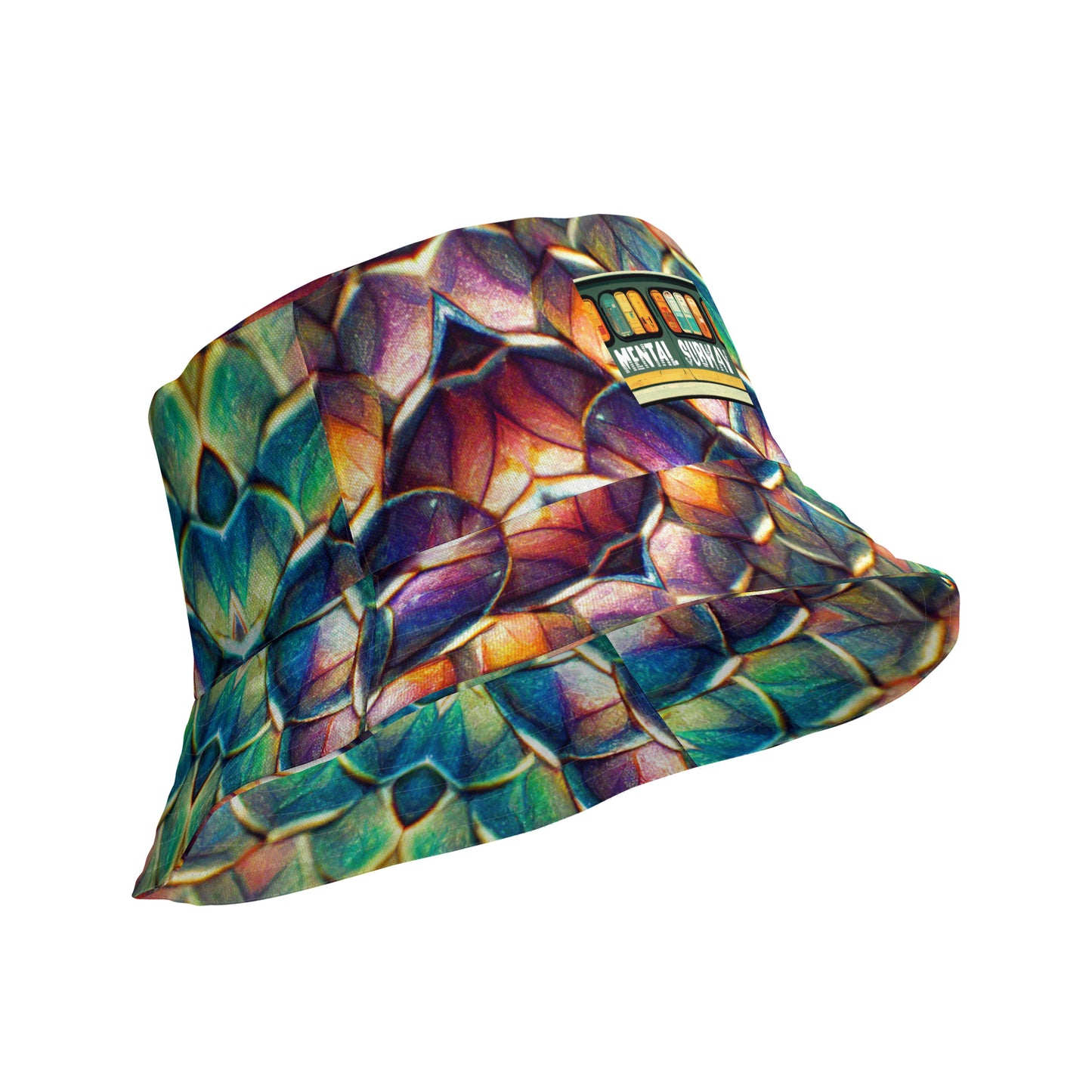 Margonithia, the Glittering Rainbow Sovereign Reversible bucket hat