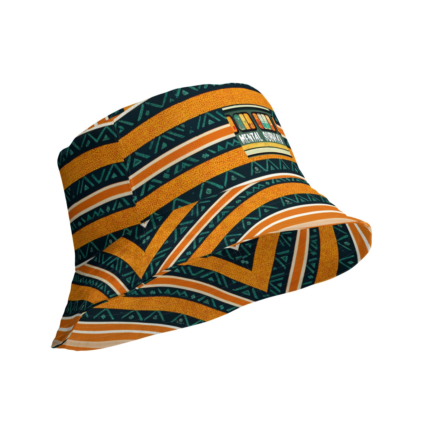 Serengeti Symphony Reversible bucket hat