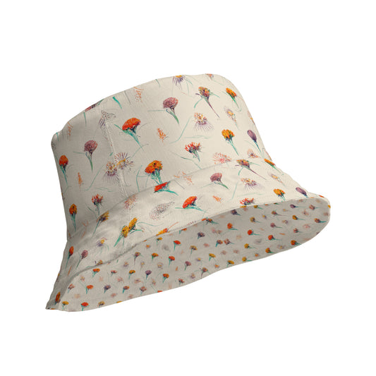 Sketches in Bloom Reversible bucket hat