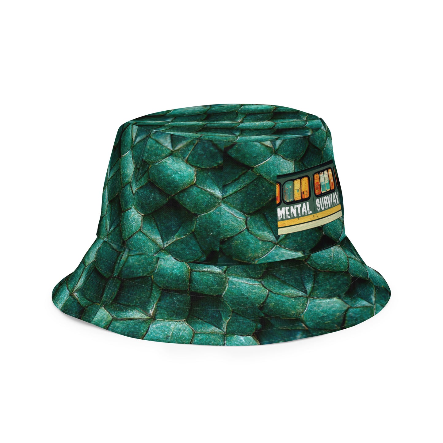 Emeralda the Great Forest Dragon Emeralda the Great Forest Dragon Reversible bucket hat