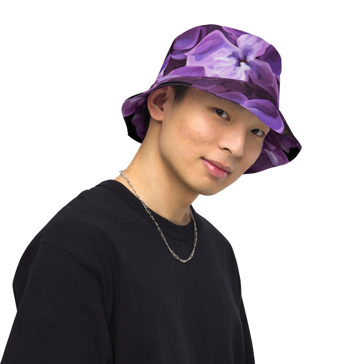 Jimmy’s Lilac Reversible bucket hat