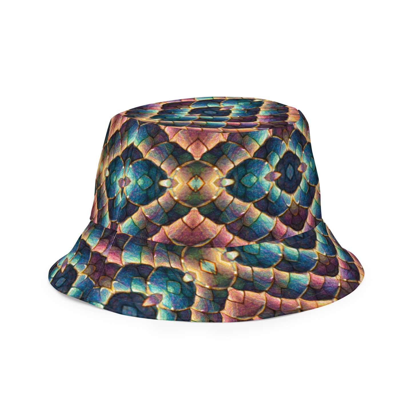 Joannesong, the Prismatic Wilderness Muse Reversible bucket hat