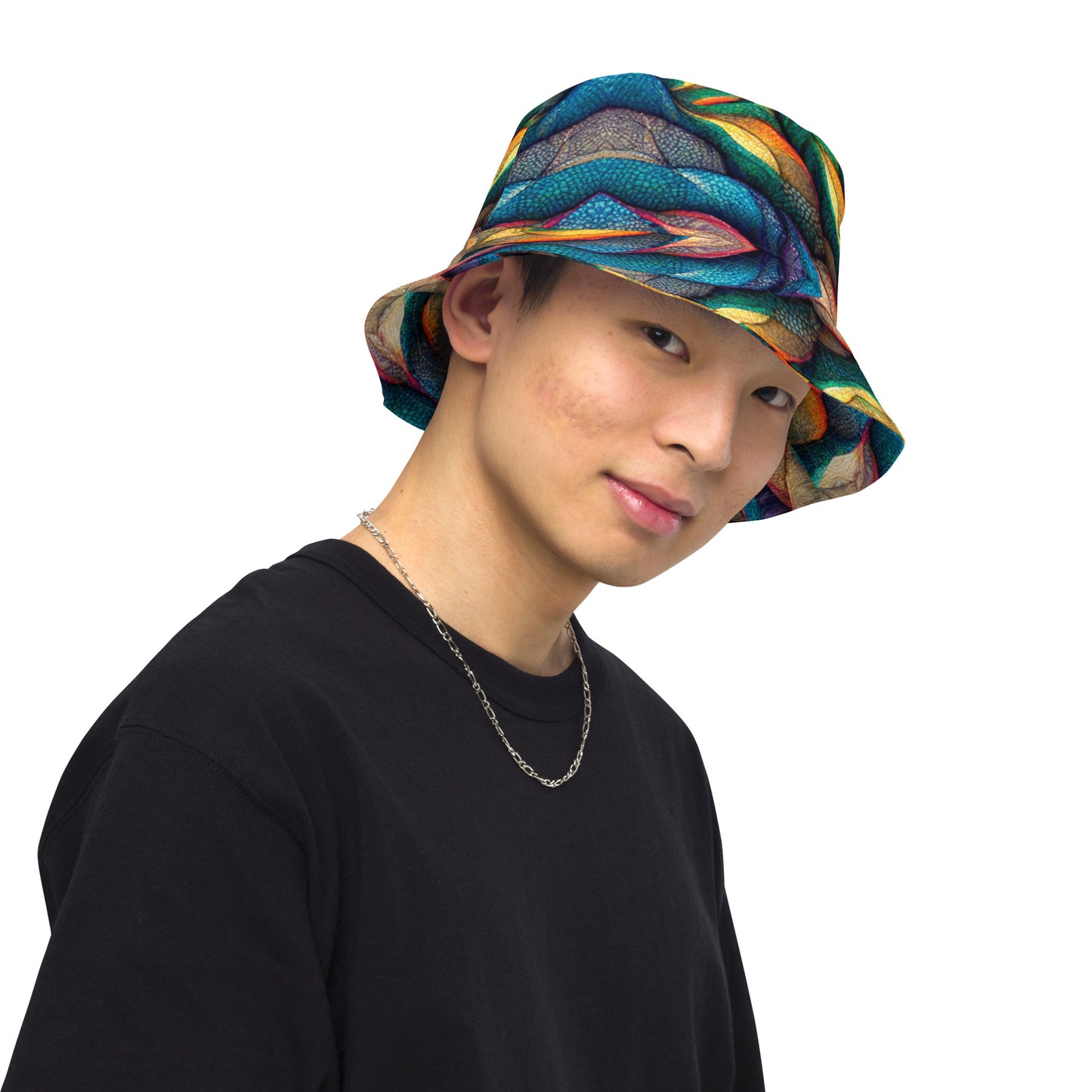 Maderaestro, the Melodic Maestro Dragon Reversible bucket hat