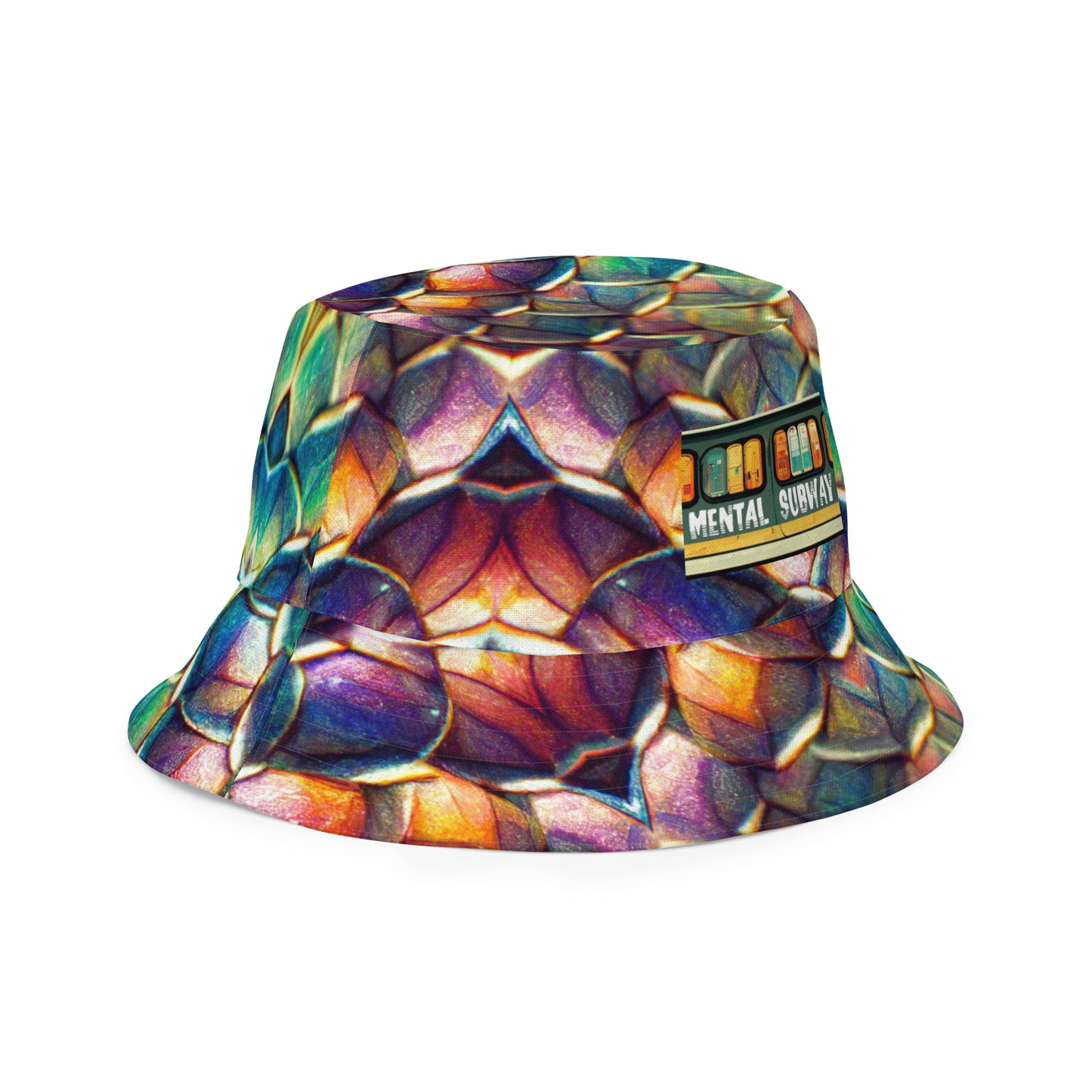 Margonithia, the Glittering Rainbow Sovereign Reversible bucket hat