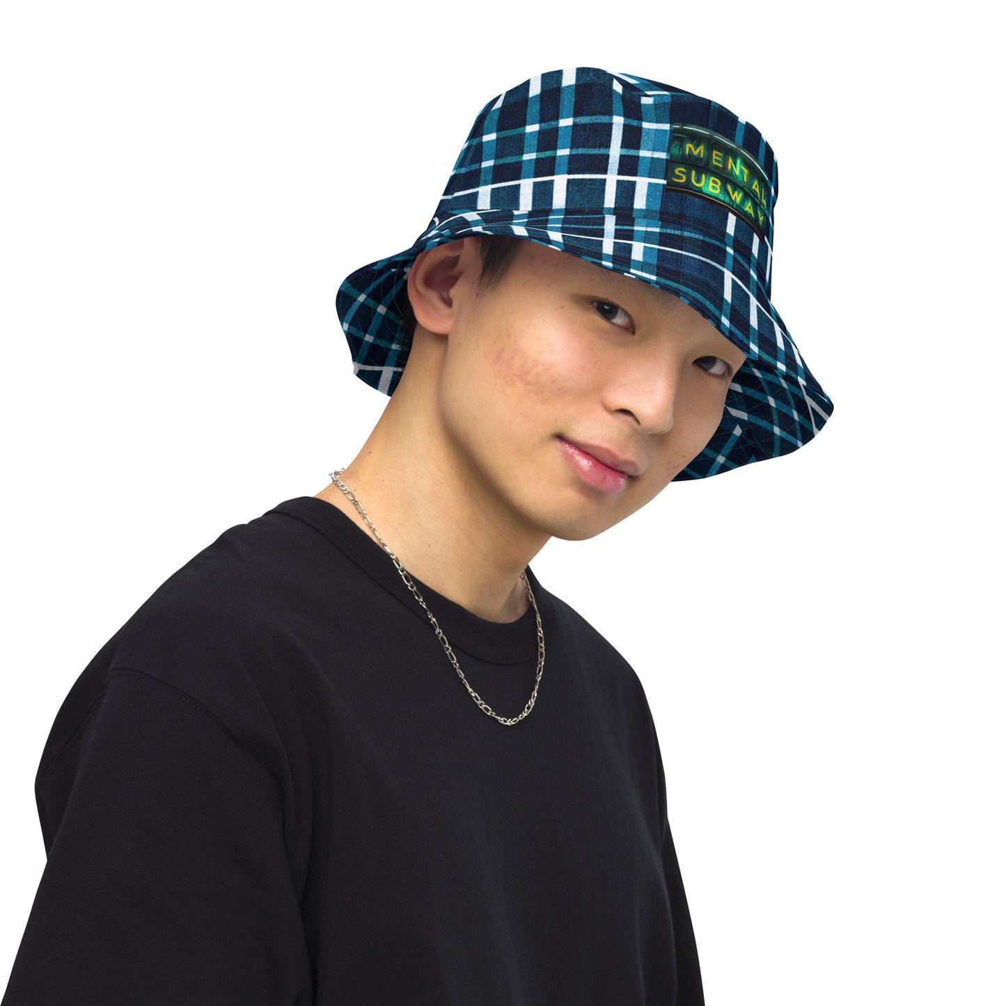 Royal Blue Scottish Heritage Reversible bucket hat