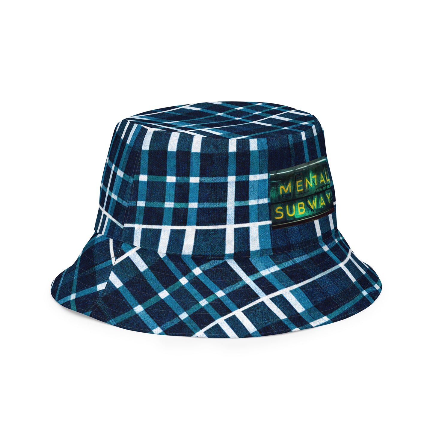 Royal Blue Scottish Heritage Reversible bucket hat