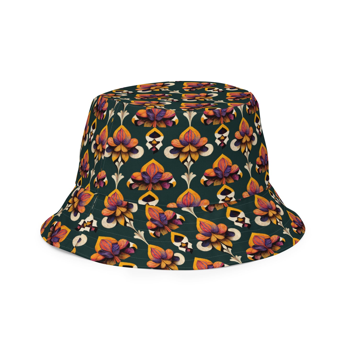Taza’s Radiant Petals Reversible bucket hat