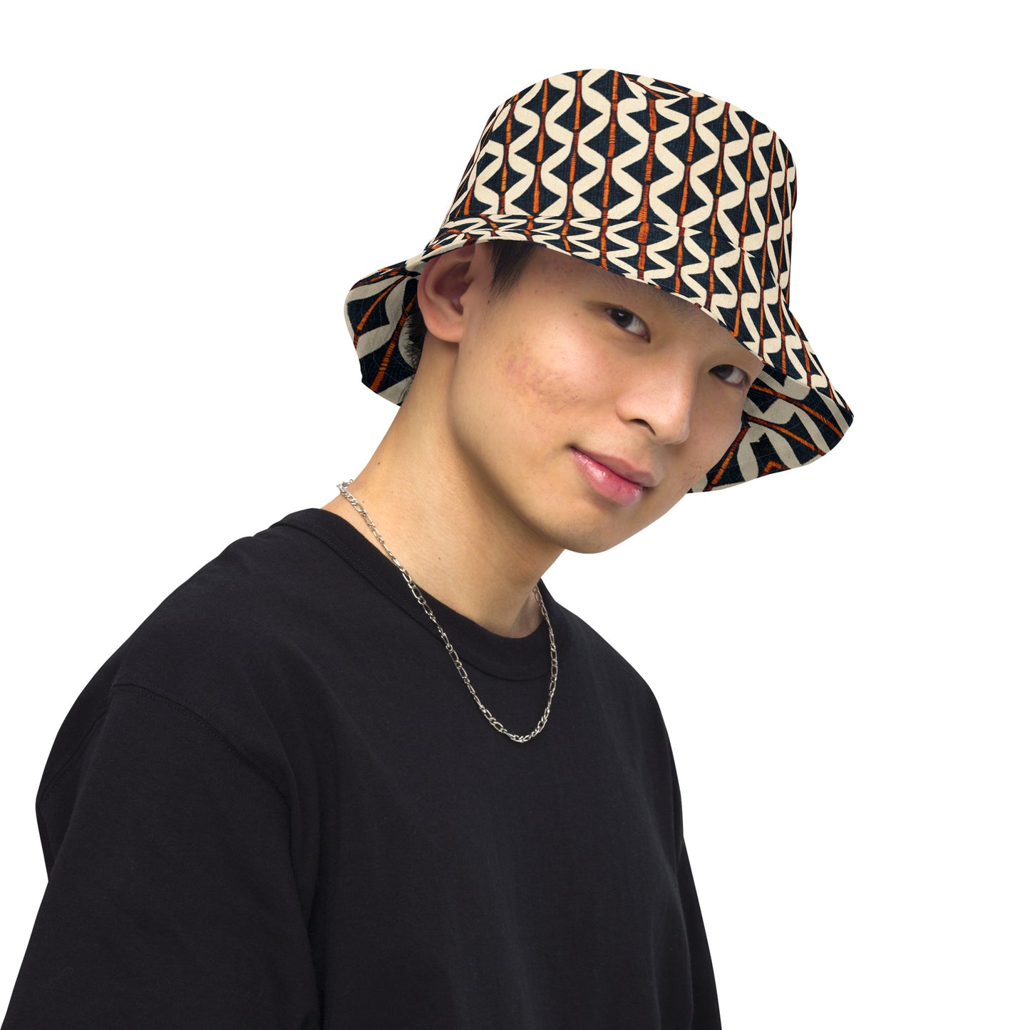 Tribal Tones In Harmony Reversible bucket hat