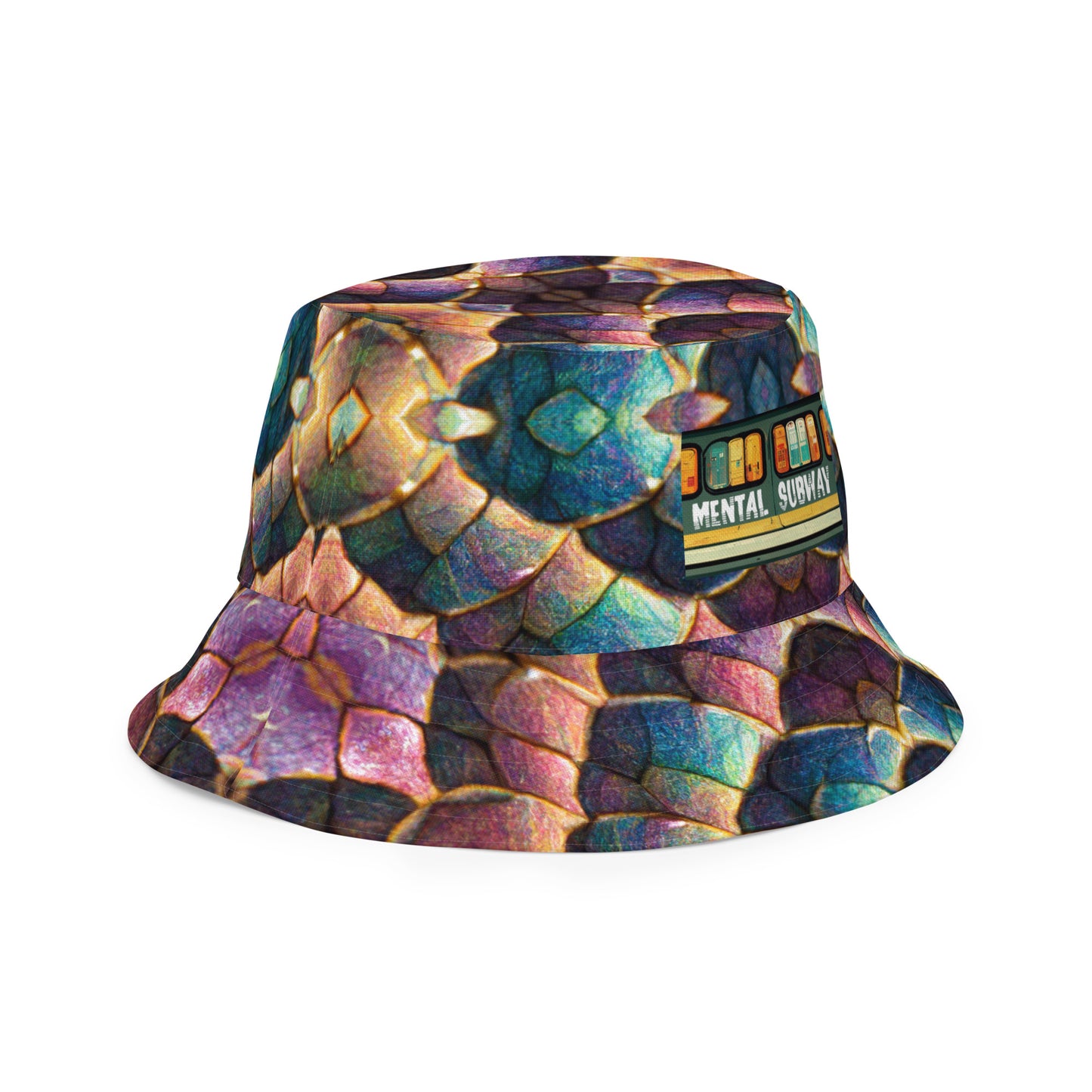 Joannesong, the Prismatic Wilderness Muse Reversible bucket hat